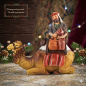 Preview: Kamel mit Hirte – Krippenfigur für die Weihnachtsdekoration